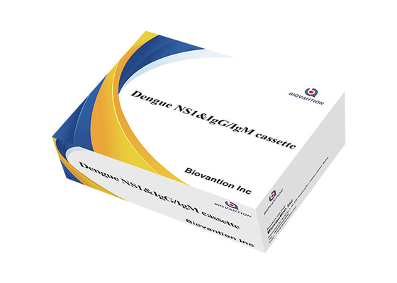 ৯৯.৯% নির্ভুল ডেঙ্গু NS1-IgM/IgG সম্পূর্ণ রক্ত/সিরাম পরীক্ষা কিট হাসপাতাল মেডিকেল সেন্টারের জন্য