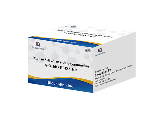 স্যান্ডউইচ 8-OHdG ELISA কিট মাউস 8-Hydroxydeoxyguanosine টেস্ট কিট