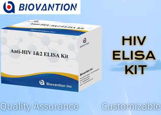 Biovantion এন্টি-এইচআইভি ELISA টেস্ট কিট 18 মাস HIV-1 এবং HIV-2 টেস্টের জন্য শেল্ফ জীবনকাল