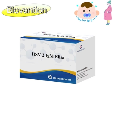 HSV 2 IgM টর্চ ELISA টেস্ট কিট উচ্চ নির্ভুলতা ব্যবহারের জন্য নির্দেশাবলী
