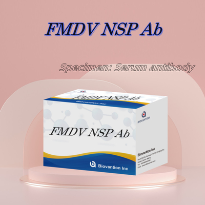 প্রাণী সিরিজ এলিসা টেস্ট কিট FMDV NSP Ab প্রাণীদের জন্য সিরাম অ্যান্টিবডি ডায়াগনস্টিক রিএজেন্ট