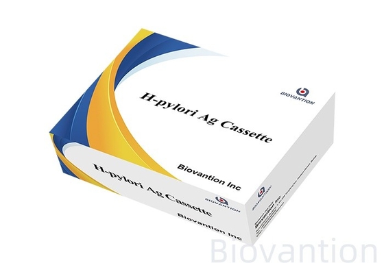 Hpylori Ag হিউম্যান ডায়গনিস্টিক রিএজেন্ট ডায়নামিক র্যাপিড টেস্ট ক্যাসেট / স্ট্রিপ WB/S/P নমুনার জন্য