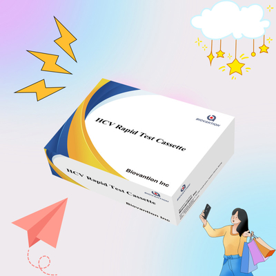 কারখানার দাম সংবেদনশীলতা 5-15 মিনিট দ্রুত ফলাফলের জন্য এইচসিভি অ্যাব স্ট্রিপ ক্যাসেট টেস্ট কিট