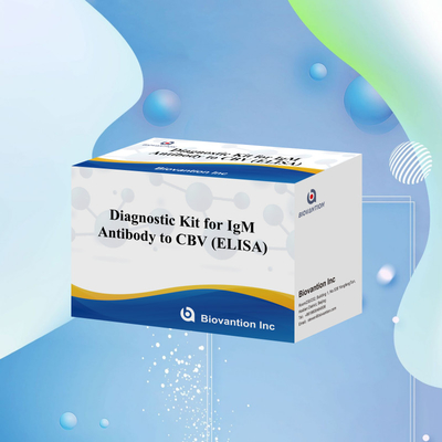 CBV igm ELISA KIT D ডায়াগনস্টিক রিএজেন্ট 18 মাস শেল্ফ লাইফ এনজাইম-লিঙ্কড ইমিউনোসর্বেন্ট অ্যাসেজ টেস্ট