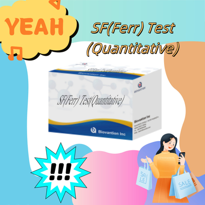 IVD Reagent SF Ferr ELISA টেস্ট কিট সিরাম ফেরিটিন ডায়াগনস্টিকের পরিমাণগত সনাক্তকরণের জন্য পশুচিকিত্সা যন্ত্র